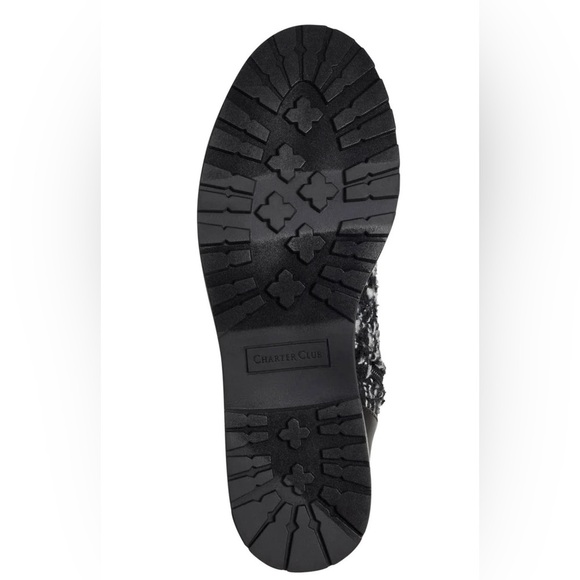 Charter Club Vandelle Womens Zip up Ankle Combat & Lace-up Boots, - Picture 3 of 12